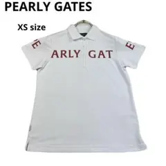 未使用級　PEARLY GATES ホワイト ポロシャツ　春夏　ゴルフ