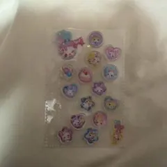 おはじきシール フワフワらびちゃん