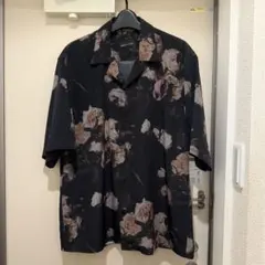 Calee 花柄 半袖シャツ Lサイズ グレー Calee 花柄 半袖シャツ Lサイズ グレー - メルカリ