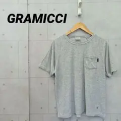 GRAMICCI 胸ポケット ワンポイント Tシャツ 刺繍 M グレーのサムネイル