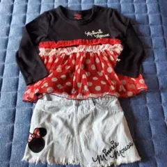 BABYDOLL　ミニーマウス上下セット