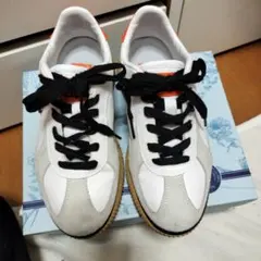 最終価格Onitsuka Tiger スニーカー ホワイト/グレー/オレンジ美品