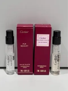 Cartier 香水 サンプル 2ml 2本セット　試供品
