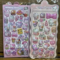 【最終値下げ】サンリオ キティ キティちゃん ぷくぷくシール 2枚セット
