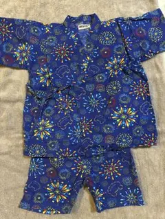CANTALK KID-S 甚平 花火柄 110cm