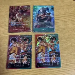 ワンピース カード ゾロ おナミ ￼ルフィ日本未販売 セット 海外限定 3