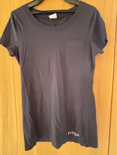 Abercrombie & Fitch ネイビー Tシャツ M