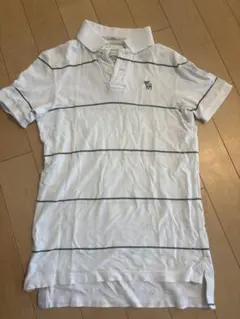 Abercrombie & Fitch ポロシャツ ホワイト S