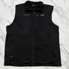 Patagoniaパタゴニアベターセーターベストブラック フリースベスト刺繍ロゴ