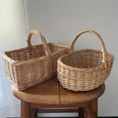かご2点セット　バスケットセット