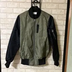 SLY MA-1ジャケット オリーブグリーン・ブラック