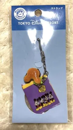 新品東京ディズニーリゾート　パークフード ミニチュア ミッキーバーガーストラップ