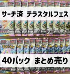 サーチ済み テラスタルフェスex 40パック