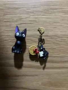 スタジオジブリ　魔女の宅急便　ジジとクッキー型チャーム　ソフビ　まとめ売り
