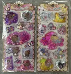 キラキラウォーターinシール　サンリオ