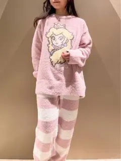 ジェラートピケ　ピーチ姫　ルームウェア