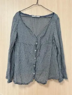 Abercrombie & Fitch 長袖 ギンガムチェック シャツ アバクロ