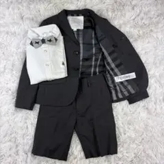 【未使用級】バーバリー　gap セットアップ フォーマルグレー4点セット110のサムネイル