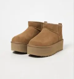 UGG クラシック ウルトラ ミニ プラットフォーム 5cm厚底ブーツ 24cm