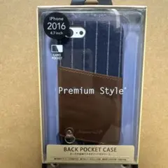 ブランド「Premium Style」のiPhone用カードポケット付きケース