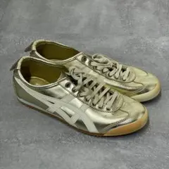 レア　Onitsuka Tiger MEXICO 66 ゴールドスニーカー