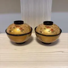 輪島塗漆器 椀 2個セット 菊模様 - メルカリ