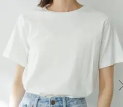 SENSE OF PLACE 半袖コットンTシャツ ホワイトのサムネイル
