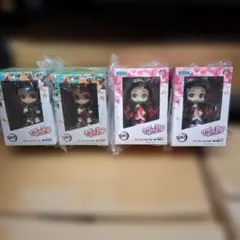【４個セット】鬼滅の刃 竈門炭治郎　竈門禰豆子Tip'n Pop フィギュア