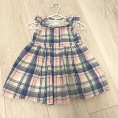 baby GAP チェック柄ワンピース 12-18ヶ月