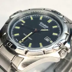 CASIO MTP-1244 ネイビー文字盤 稼働品 腕回り約21cm 美品のサムネイル