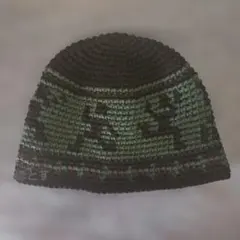 a197　クラッシャーハット クロシェハット　ニット帽 　秋～春