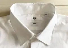 ユニクロ　メンズ　白シャツ　サイズL