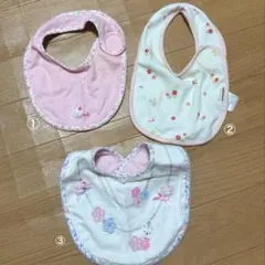 ミキハウス　ベビースタイ　3枚セット