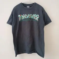 スラッシャー 豹柄 Ｔシャツ 丸首 半袖 Ｍ 黒 綿 ストリート ダンス 普段着のサムネイル