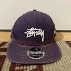 new era STUSSY キャップ 紫