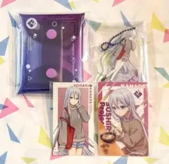 プロセカ スシローコラボ 宵崎奏 マルチポーチ ステッカー クリアカード