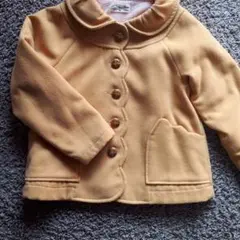 Love&Peace&Money コート 130サイズ からし色　マスタード