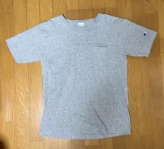 Champion T1011 ポケットTシャツ グレー Mサイズ