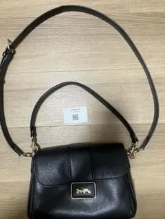 COACH ショルダーバッグ ブラック レザー 本革のサムネイル