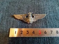 航空自衛隊　航空徽章　操縦士　PX品 レプリカ 戦闘機パイロット【旧】燻し銀 航空自衛隊 航空徽章 操縦士 PX品 レプリカ 戦闘機パイロット【旧