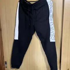Calvin Klein Jeans ジョガーパンツ ブラック/ホワイト