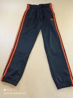 adidas ジャージパンツ S 黒/オレンジ