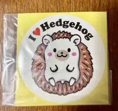 I ❤️ Hedgehog ステッカー はりねずみ