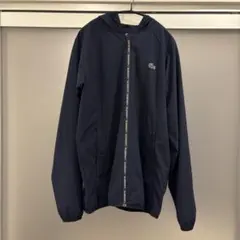 LACOSTE ネイビー ナイロンジャケット US S/M