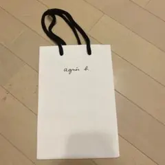 agnès b. ショップ袋 ホワイト
