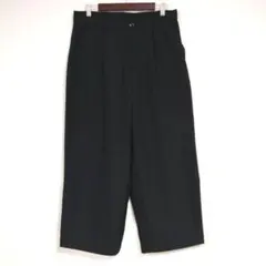 ロデオクラウンズ ブラック ワイドパンツ フロントタック L