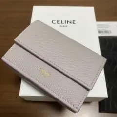 【新品未使用】セリーヌ三つ折り財布 フォールデッド コンパクトウォレット LGのサムネイル