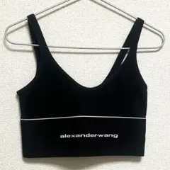 値下げ・alexanderwang ブラトップ Alexander Wang - Alexander wang アレキサンダーワン ブラ ロゴ ブラ