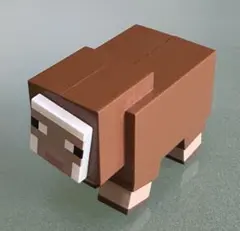 マイクラ　マインクラフト ミニフィギュア　ヒツジ 茶色　羊