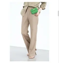 【KaNa OYA × Spick & Span】スリットパンツ